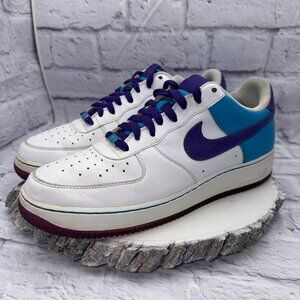 Nike Men Air Force 1 Laser Blue Samurai Pack '07 Size 12 315122-151 Vintage Rare